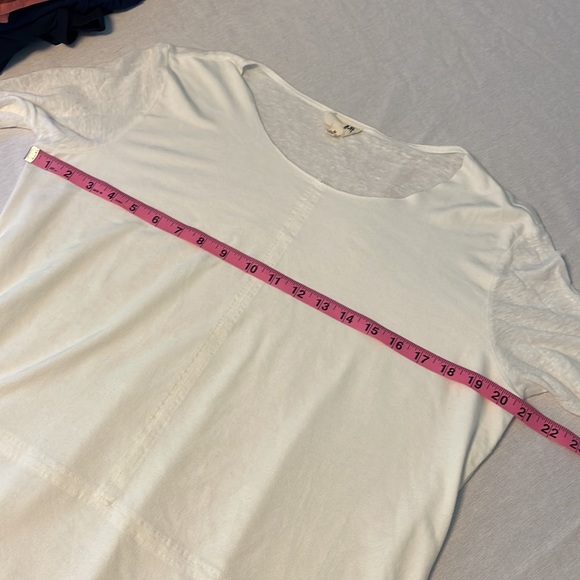 JOH apparel creamy white boxy top size M - Picture 7 of 9